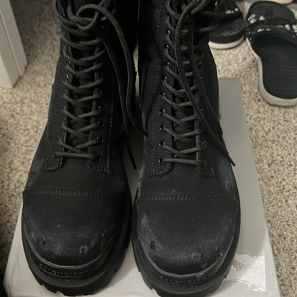 Balenciaga MEN'S COMBAT STRIKE 20MM BOOT Black - Picture 6 of 6